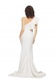 Comprar Marfil Cubierta Un Hombre Barrer tren Crepé Elástico Largo Vestidos de dama de honor / Vestidos de fiesta