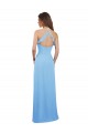 Comprar Bígaro línea A Tirantes espagueti Gasa Largo Vestidos de dama de honor