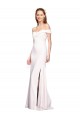 Comprar Blanco Sirena Hombros Descubiertos Crepé Elástico Largo Formales Vestidos de dama de honor / Vestidos de fiesta