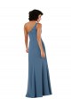 Comprar Borgoña línea A Un Hombre Gasa Largo Formales Vestidos de dama de honor / Vestidos de noche