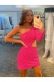 Comprar Color mostrado Cubierta Un Hombre Corto Lentejuelas Terciopelo Corto Vestidos de fiesta