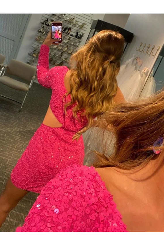 Comprar Color mostrado Cubierta Un Hombre Corto Lentejuelas Terciopelo Corto Vestidos de fiesta