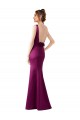 Comprar Cubierta Barco Satén Largo Formales Vestidos de dama de honor / Vestidos de fiesta
