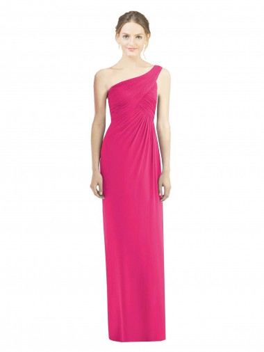 Comprar Cubierta Un Hombre Gasa Largo Vestidos de dama de honor