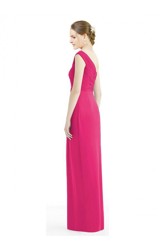 Comprar Cubierta Un Hombre Gasa Largo Vestidos de dama de honor