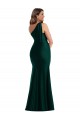 Comprar Evergreen Sirena Un Hombre Satén sedoso Largo Formales Vestidos de dama de honor / Vestidos de fiesta