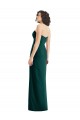 Comprar Evergreen línea A Cuello de Corazón Sin tirantes Gasa Largo Vestidos de dama de honor