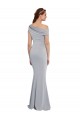 Comprar Gris 24 Sirena Un Hombre Crepé Elástico Largo Formales Vestidos de dama de honor / Vestidos de fiesta