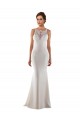 Comprar Marfil Sirena Cuello de Corazón Barrer tren Encaje Crepé Elástico Vestidos de novia