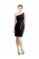 Comprar Negro línea A Un Hombre Encaje Corto Vestidos de dama de honor / Vestidos de cóctel