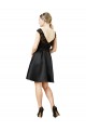 Comprar Negro línea A Ilusión Satén Encaje Corto Vestidos de dama de honor / Vestidos de cóctel