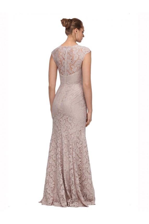 Comprar Sirena Cuello de Corazón Encaje Largo Vestidos de dama de honor / Vestidos de fiesta
