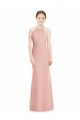 Comprar Sirena Halter Gasa Largo Vestidos de dama de honor