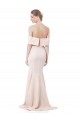 Comprar Sirena Hombros Descubiertos Crepé Elástico Largo Formales Vestidos de dama de honor / Vestidos de fiesta