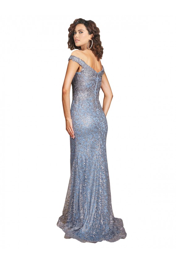 Comprar Sirena Hombros Descubiertos Lentejuela Largo Formales Vestidos de dama de honor / Vestidos de fiesta