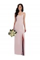 Comprar Trompeta Tirantes espagueti Crepé Elástico Largo Formales Vestidos de dama de honor / Vestidos de fiesta
