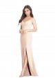 Comprar Trompeta Tirantes espagueti Crepé Elástico Largo Vestidos de dama de honor / Vestidos de fiesta