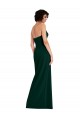 Comprar Verde Midnight Cubierta Cucharón Sin tirantes Crepé Elástico Largo Formales Vestidos de dama de honor / Vestidos de fiesta