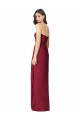 Comprar Verde Oliva Trompeta Cuello de Corazón Sin tirantes Gasa Largo Vestidos de dama de honor