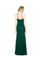 Comprar Verde oscuro Sirena Halter Cuello Alto Encaje Largo Vestidos de dama de honor / Vestidos de fiesta