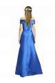 Comprar línea A Hombros Descubiertos Satén Largo Formales Vestidos de dama de honor / Vestidos de fiesta