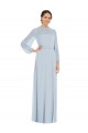 Comprar línea A Sin tirantes Gasa Largo Formales Vestidos de dama de honor / Vestidos de noche