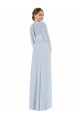 Comprar línea A Sin tirantes Gasa Largo Formales Vestidos de dama de honor / Vestidos de noche