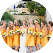 Comprar Amarillo Vestidos de dama de honor