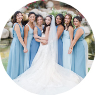 Comprar Azul Vestidos de dama de honor