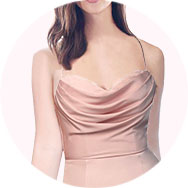Comprar Cuello vuelto Vestidos de dama de honor