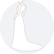 Comprar Cola capilla Vestidos de novia